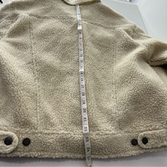 NWT Pressbox Women's Off-White Sherpa Auburn Tigers Football Jacket - Size M - Picture 6 of 6